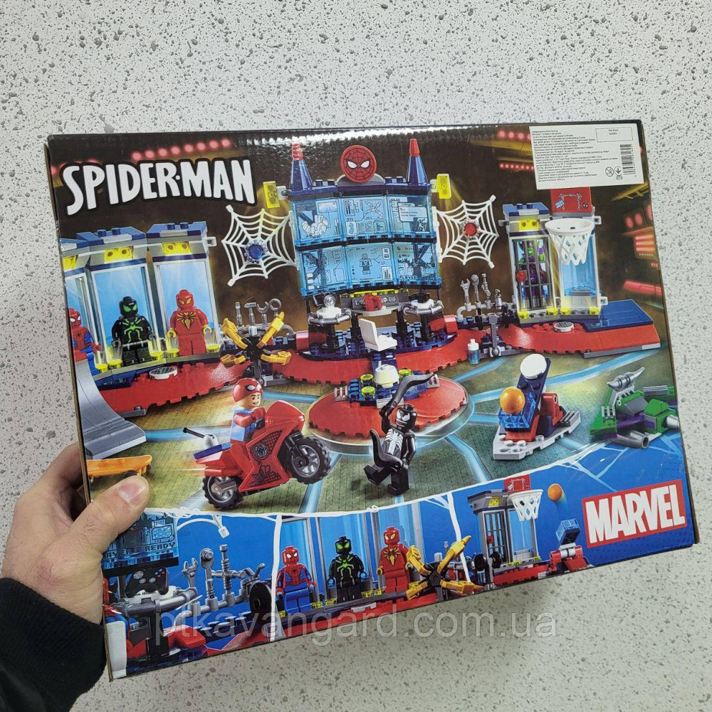 Конструктор спайдермен напад на майстерню людини павука 502 деталі Super Heroes 60095 Хмельницький - фото 3