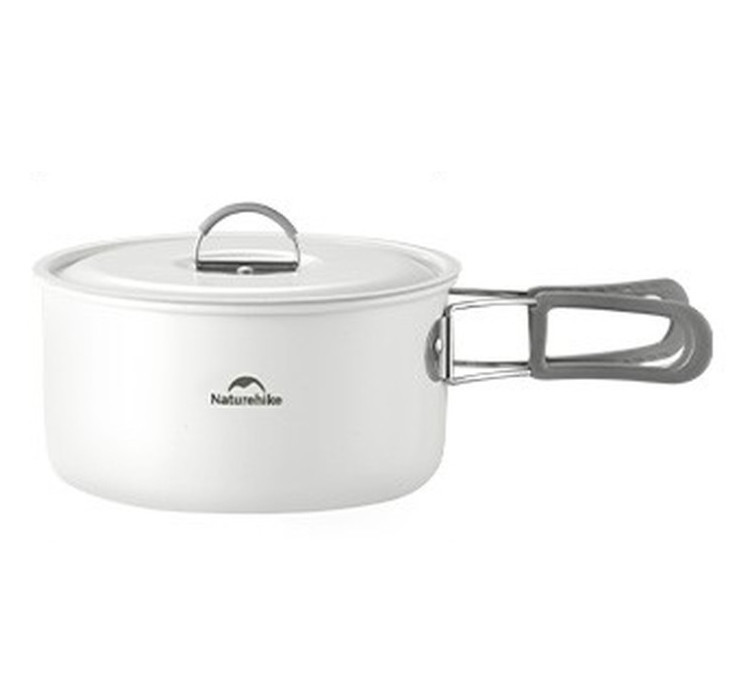 Кастрюля с керамическим антипригарным покрытием Naturehike CNK2450CF013 алюминий 3л Винница - изображение 2