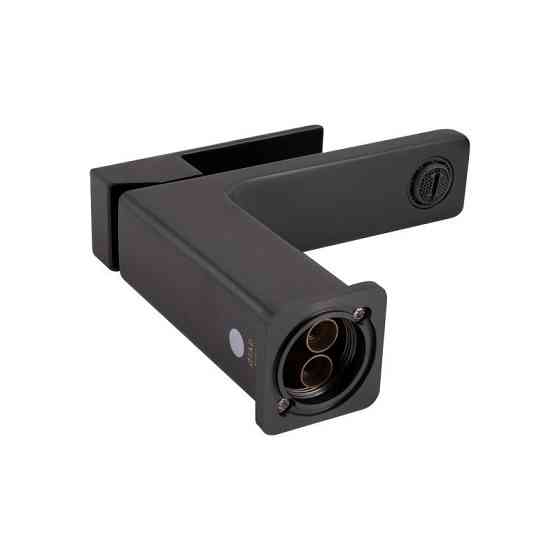 Змішувач для раковини Qtap Gemini QTGEM270GMB45676 (k35), одноважільний, низький, Gunmetal Black PVD Харків
