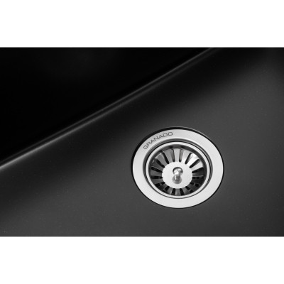 Мийка кухонна GRANADO Under top L black shine (gr3501) Вінниця - фото 4