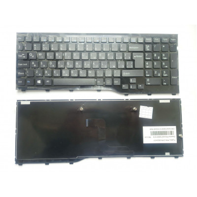 Клавіатура ноутбука Fujitsu LifeBook AH552 черная с черной рамкой UA (A43876) Вінниця - фото 1