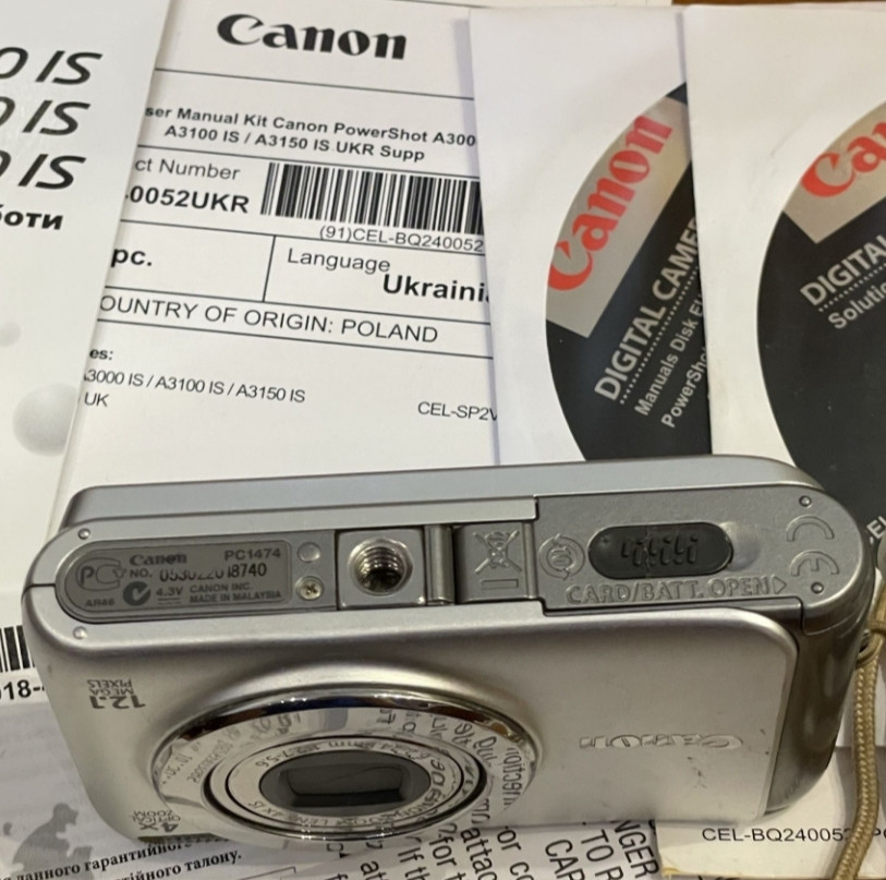 Фотоаппарат Canon Power Shot A3100IS. Киев - изображение 3