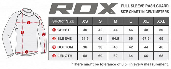 Рашгард із довгим рукавом RDX Lycra Orange L Кам'янське - фото 4