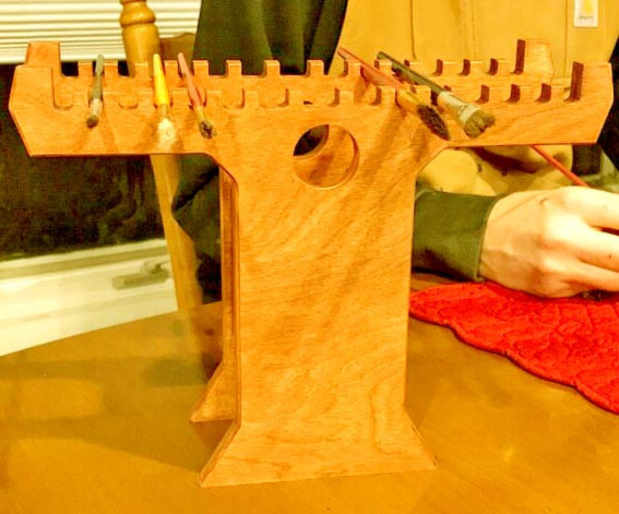 Органайзер для пензлів "Елалія" каррі Миколаїв - фото 1