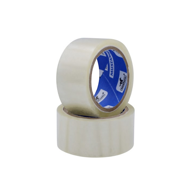 Скотч пакувальний 45 мм*800м 40 мкм прозорий Мустанг Житомир - фото 1