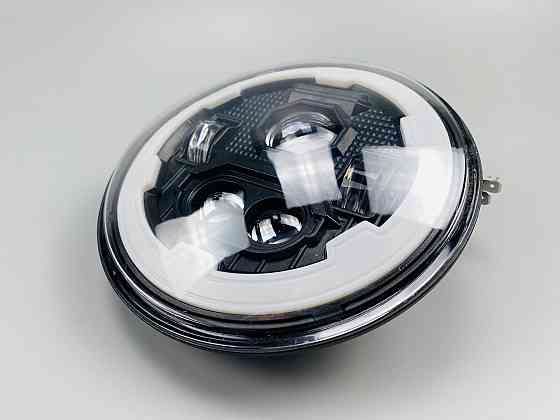 Фара головного світла LED 65W (ближній + дальній + ходові вогні (кільце)) 5.75 дюймів Мукачево