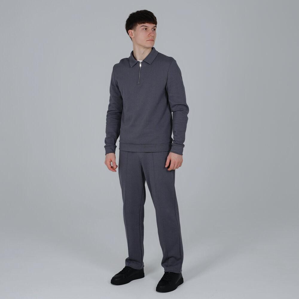 Темно-серый спортивный костюм для мужчин Pobedov Binance. Весна-осень спортивный комплект Киев - изображение 10