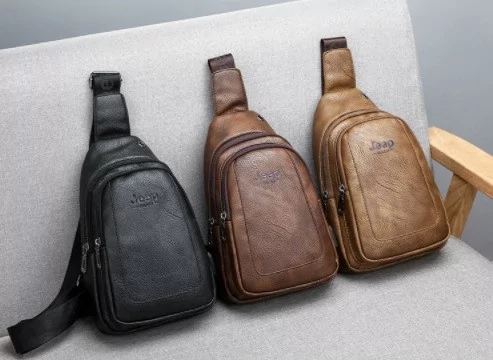 Рюкзак городской кожаный через плечо Fashion style 2019 (fs7932) Светло-коричневый Винница