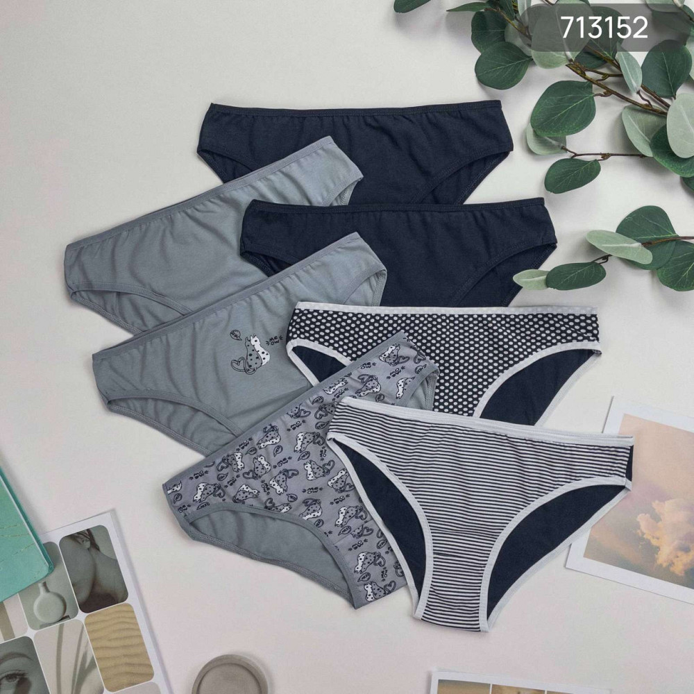 Труси жіночі бавовнені Nicoletta Туреччина тижні M, L, XL, 2XL | 7 шт. Київ - фото 2