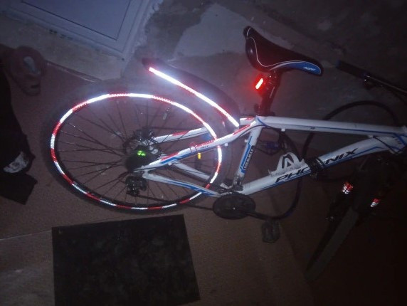 Світловідбивна смужка довжина 7.90 м. Біла, Біла Київ - фото 7