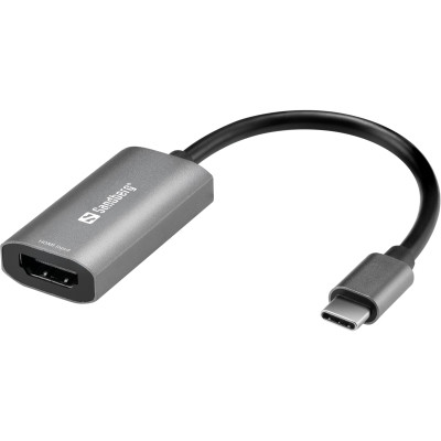 Перехідник USB 3.1 Type-С to HDMI (F) 4K Sandberg (136-36) Вінниця - фото 1