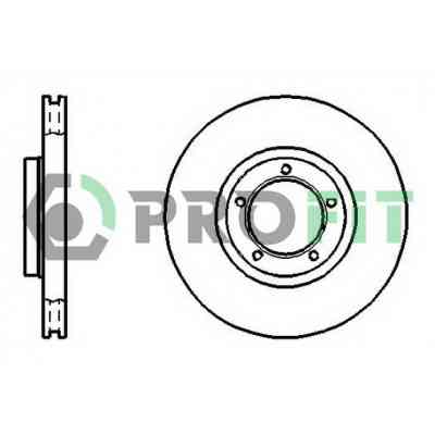 Тормозной диск Profit 5010-0848 Винница