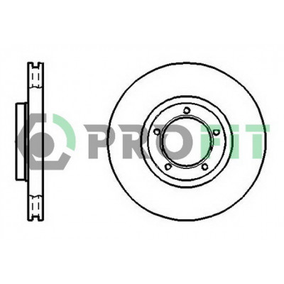 Тормозной диск Profit 5010-0848 Винница - изображение 1