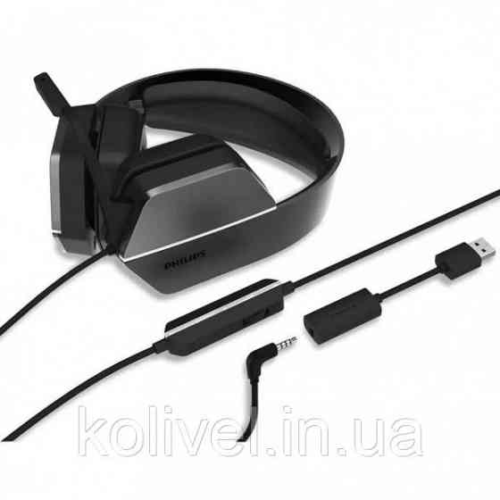 Ігрова гарнітура Philips Wired Gaming Headset 7.1 USB+ 3.5мм (TAG4106BK/00) Киев