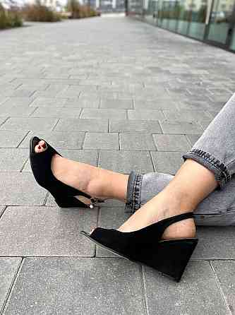 Vesna Босоніжки жіночі VESNA 9325 чорні (літо, замша натуральна) (908) лише 36р.38р. Коломыя