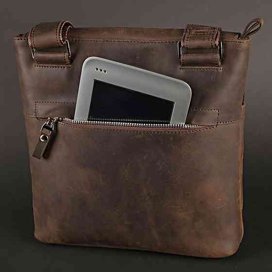 Сумка з вінтажної шкіри Коричнева (SHVIGEL) Київ