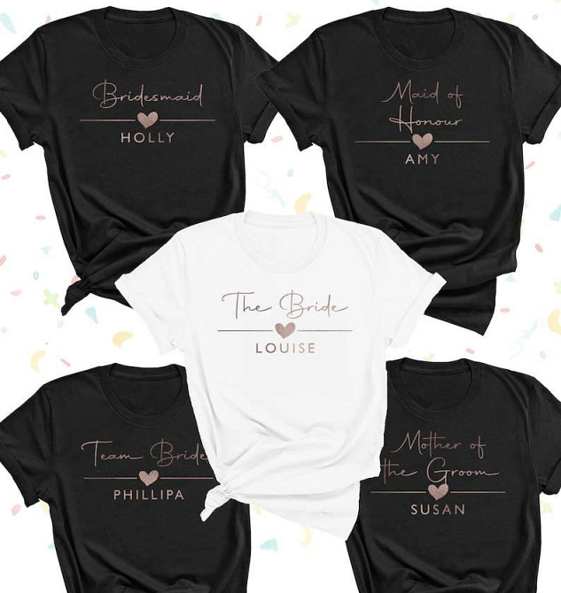 Футболки для дівич вечора- "BRIDE" з власними написами Чернівці - фото 2