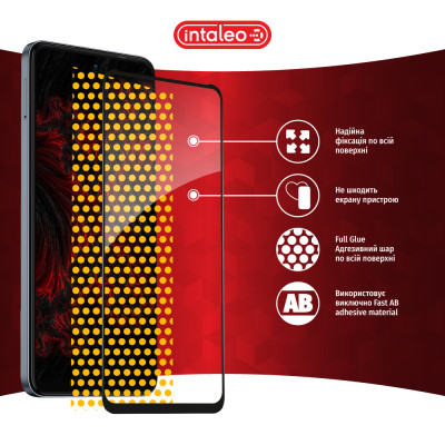 Скло захисне Intaleo Full Glue Tecno Spark 20C Black (1283126589065) Вінниця - фото 7
