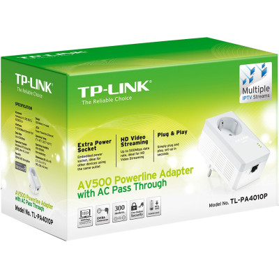 Адаптер Powerline TP-Link TL-PA4010P KIT Вінниця - фото 5