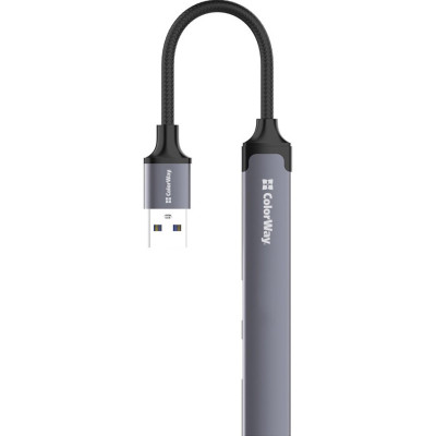 Концентратор ColorWay USB-A 4-в-1 USB2.0х3/USB3.0 (CW-HUB05) Винница - изображение 2