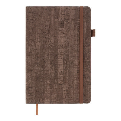 Книга записна Buromax Wood 96 аркушів А5 у клітинку бежевий (BM.295114-28) Вінниця - фото 1