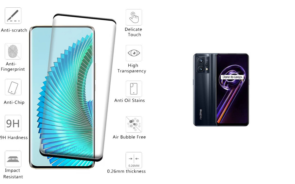 Захисне скло HyperGlass Pro для Realme 9 Pro, Realme 9 Pro+ – максимальна чутливість та захист Київ - фото 2
