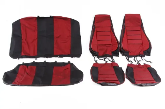 Чихли на сидіннях 2107 Avto-fortuna Пілот з паралоном червоні Вінниця