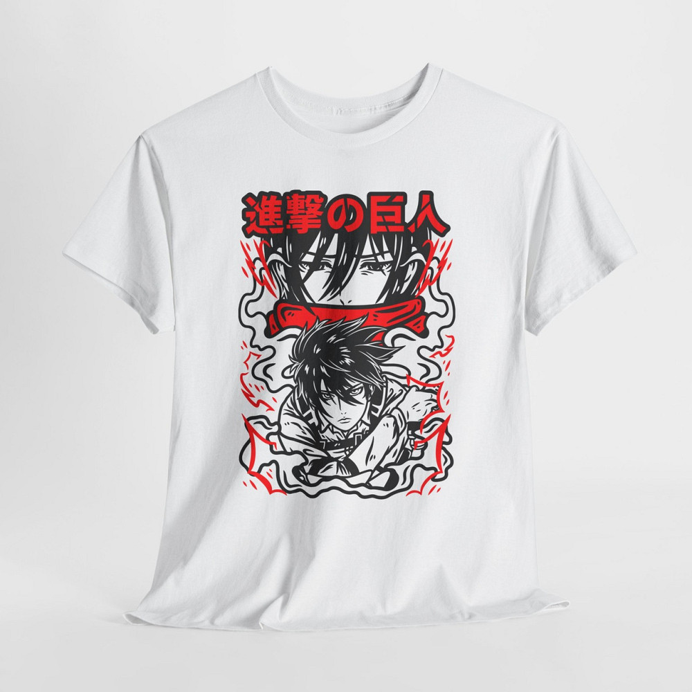 Футболка з аніме принтом Атака титанів оверсайз (S/M/L) Чорний AnimeJ0638 Дніпро - фото 7
