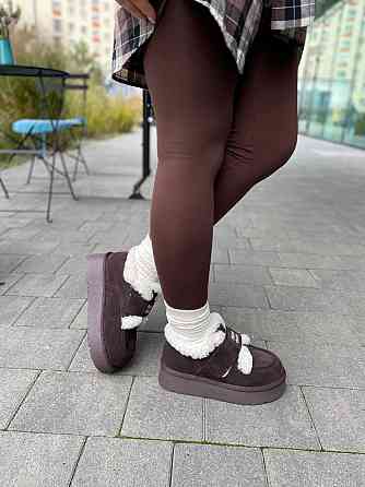 No brend Угги жіночі No brend 720-6 коричневі (зима, замша натуральна) (6041) Коломия