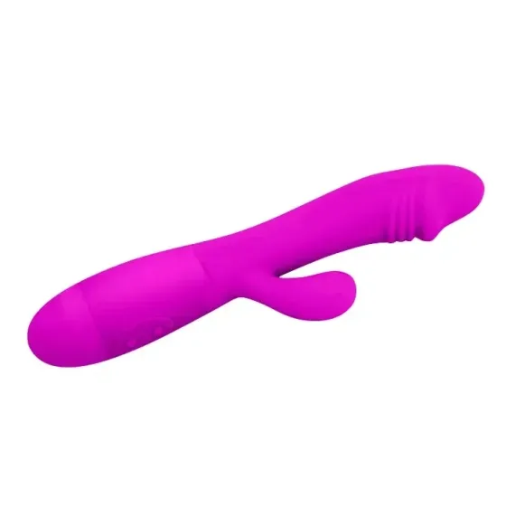 Вибратор со стимуляцией клитора SNAPPY (фуксия) Sex Aura Киев