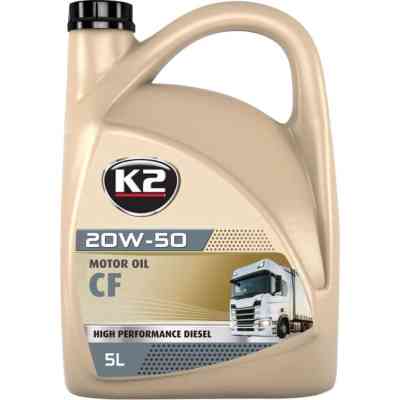 Моторное масло K2 MOTOR OIL 20W-50 CF 5 л (O4105E) Винница