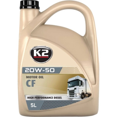 Моторна олива K2 MOTOR OIL 20W-50 CF 5 л (O4105E) Вінниця - фото 1