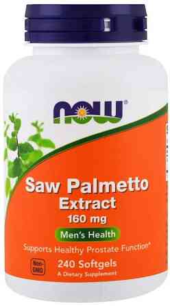 Со пальметто Now Foods Saw Palmetto 160 мг 240 гел капс Киев