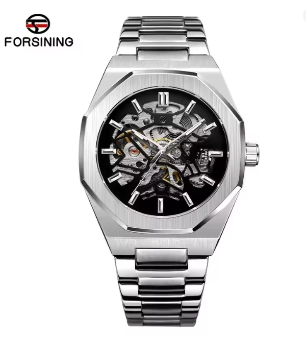 Чоловічий механічний годинник Forsining — TM344 (Скелетон) Луцк - изображение 1