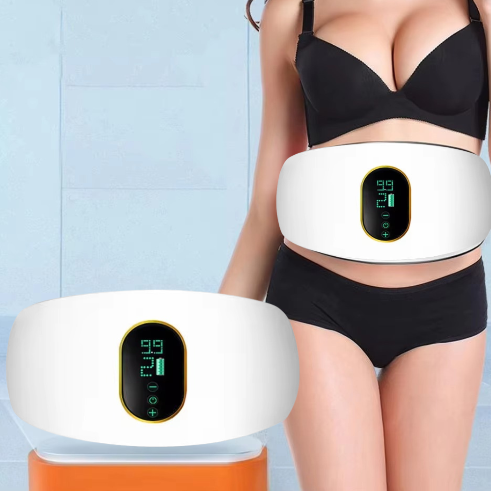 Пояс-масажер для схуднення і корекції фігури з таймером і підігрівом електричний для масажу: живота, стегон і спини, білий Кам'янець-Подільський - фото 6