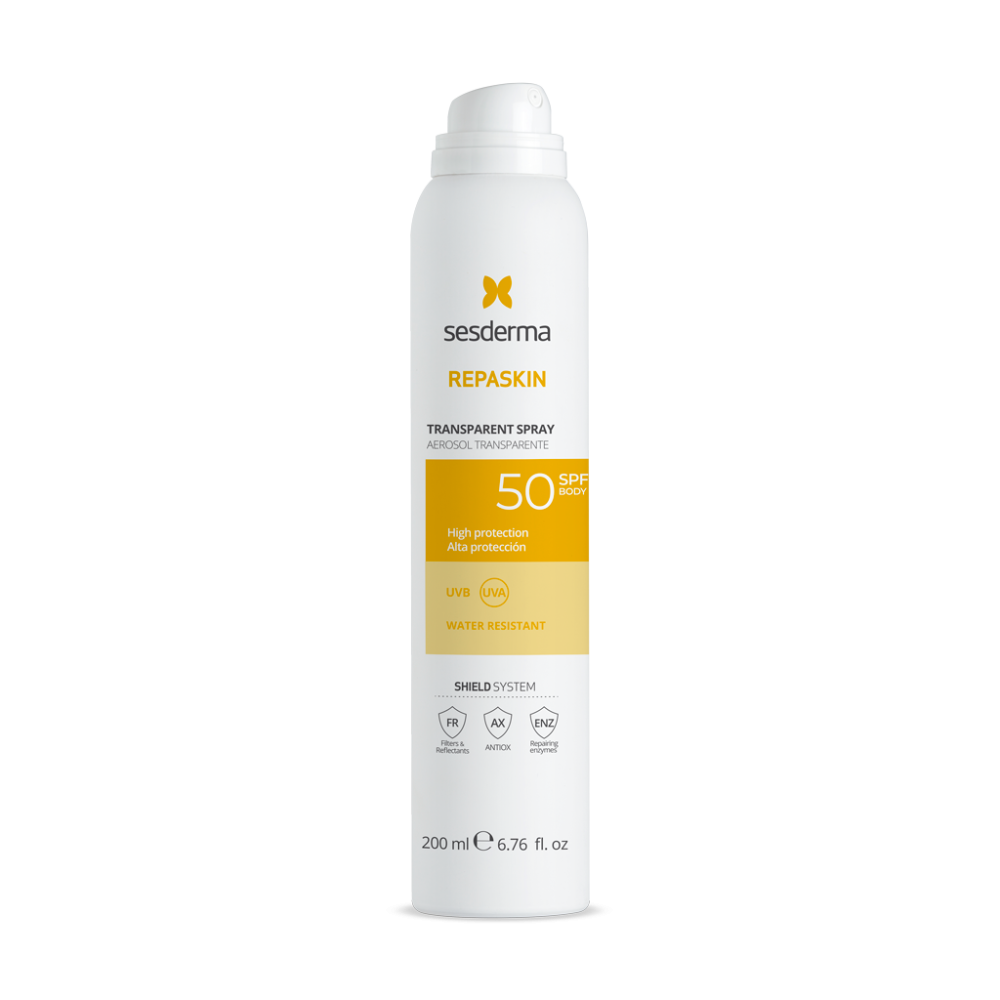 Сесдерма Сонцезахисний прозорий спрей для тіла Sesderma Repaskin Transparent Spray SPF 50, 200 мл Дніпро - фото 1