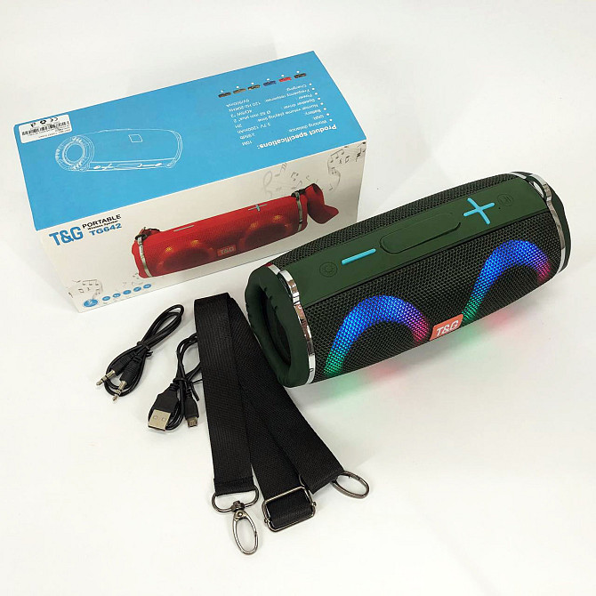 Bluetooth колонка с качественными басами TG642, Мини-колонки с подсветкой Колонка для вечеринок ду KL-95 Львов - изображение 7