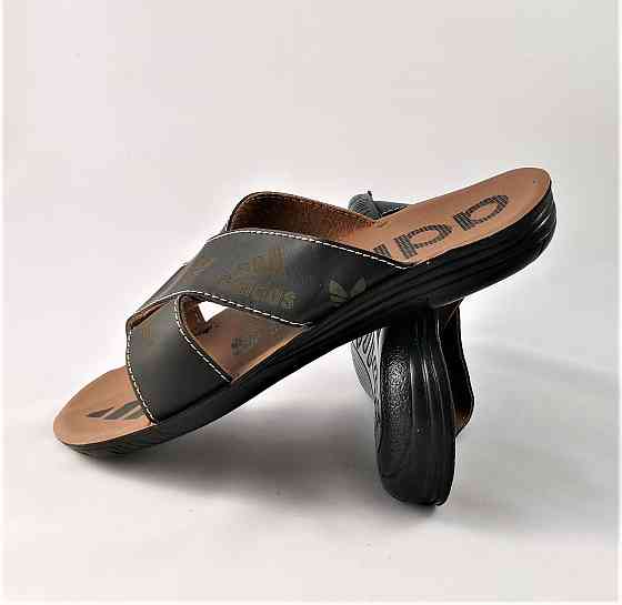 Чоловічі Шльопанці Тапочки Adidas Сланці Чорні Адідас (розміри: 41) Дніпро