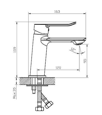Змішувач для умивальника Haiba Adel 001   ( HB1004 ) 32225 Харьков