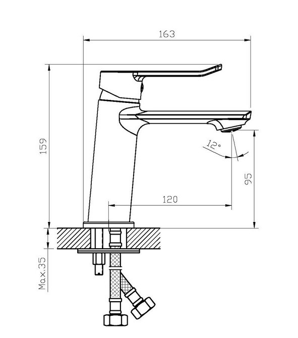Змішувач для умивальника Haiba Adel 001   ( HB1004 ) 32225 Харьков - изображение 2