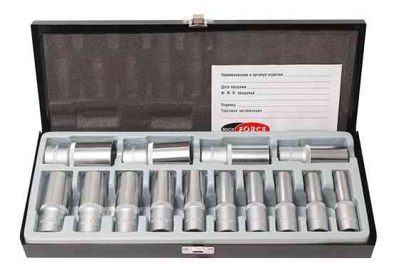Набір головок глибоких 1/2" 6гр. 14пр. (11-17,19,21-24,27,30) в метал.кейсі Одеса