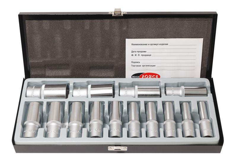 Набір головок глибоких 1/2" 6гр. 14пр. (11-17,19,21-24,27,30) в метал.кейсі Одеса - фото 1