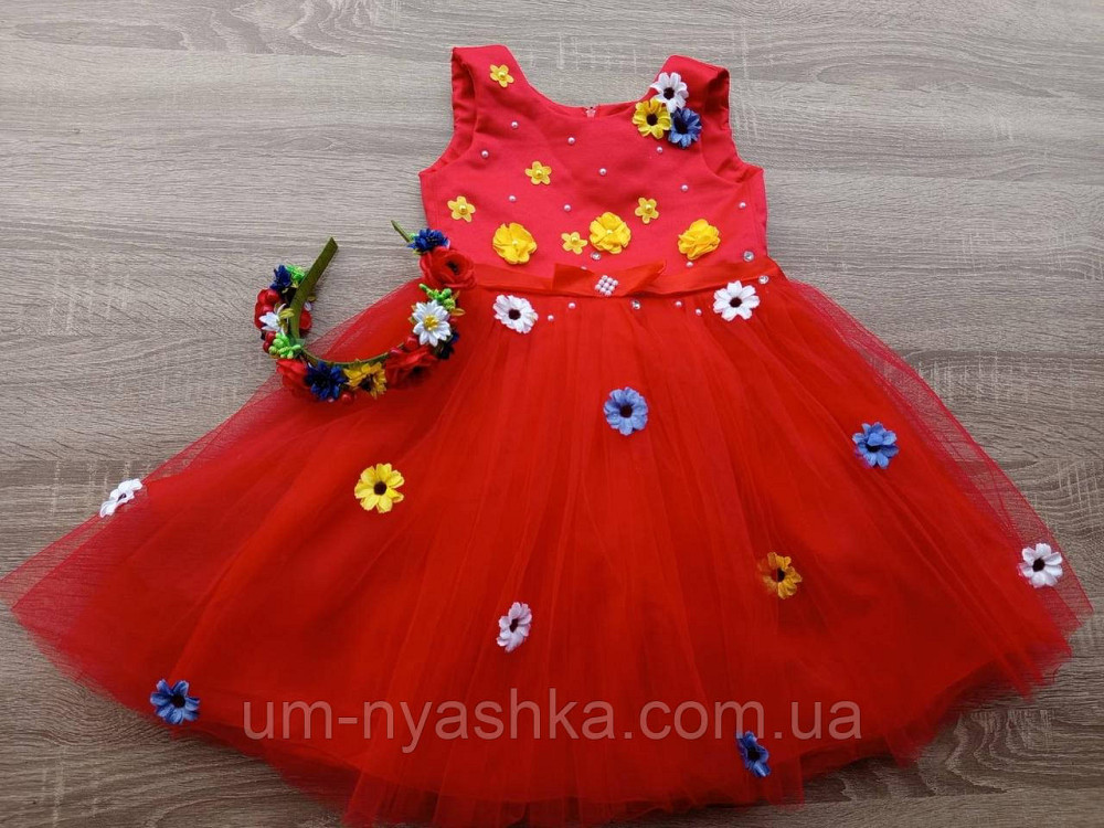 Пышное нарядное платье с цветами Кривой Рог - изображение 3