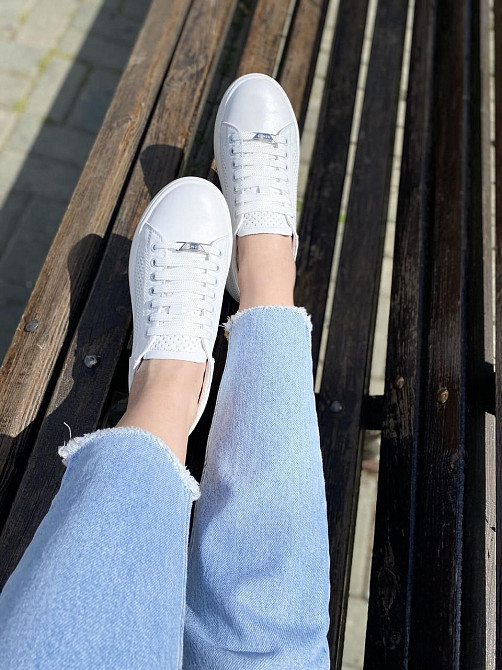 Kentro Кросівки жіночі KENTO 2172 IDL білі (весна-літо, шкіра натуральна) (3497) лише 40р.41р. Коломия - фото 2