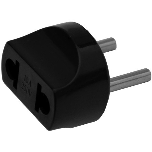 Переходник сетевой универсальный, корпус пластик, чёрный Полтава - изображение 1