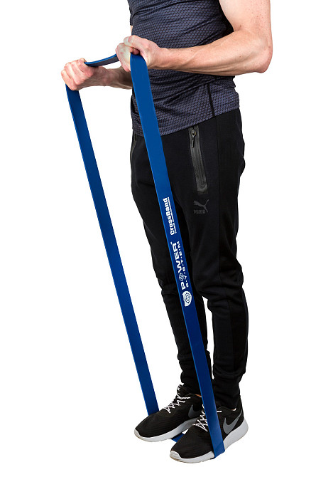 Еспандер-петля (гумка для фітнесу і кроссфіту) Power System PS-4054 CrossFit Level 4 Blue (опір 22-50 кг) Кам'янське - фото 8