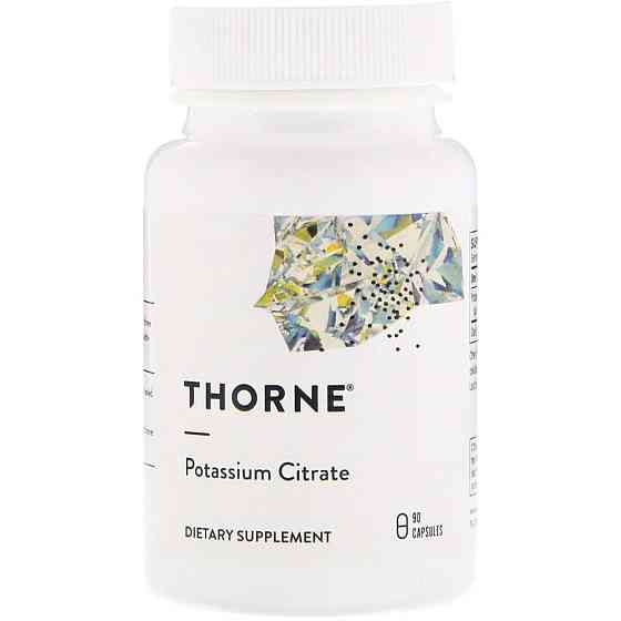 Калій цитрат Thorne Potassium Citrate 90 капсул Київ
