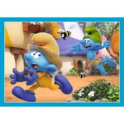 Пазл Trefl The Smurfs Село Смурфів 4 in 1 (35, 48, 54, 70) елемента (5900511346565) Вінниця