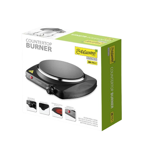 Електроплита настільна 1200W 1 пальник MR-773-1 Маестро Житомир - изображение 3