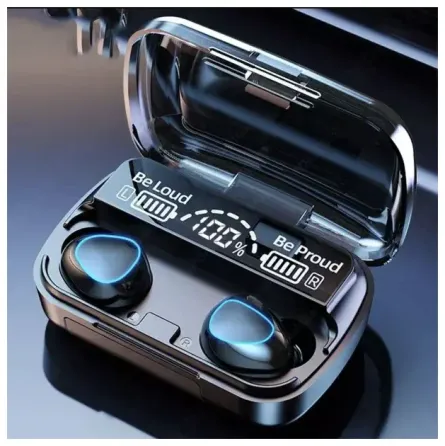 Беспроводные наушники вкладыши с микрофоном для Андроид и IOS TWS WIRELESS (M10) Коломия